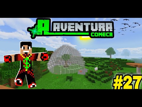 A CÚPULA - PROJETO JARDIM - MINECRAFT PE 1.16 - Serie Survival A Aventura Começa #27