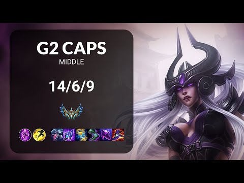 G2 Caps Syndra vs Zed MIDDLE - EUW1 CHALLENGER Patch 13.13