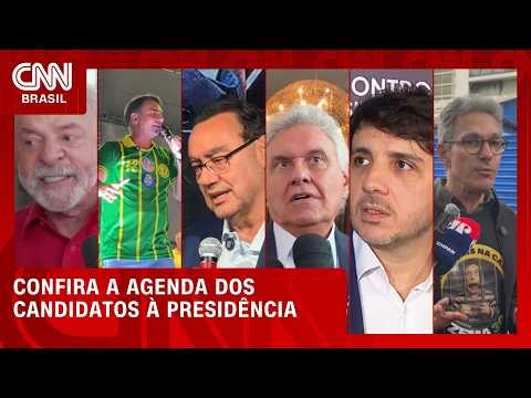 Eleições 2026: confira a agenda dos candidatos à presidência | CNN NOVO DIA