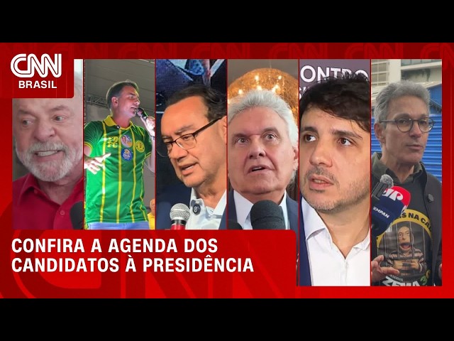 Eleições 2026: confira a agenda dos candidatos à presidência | CNN NOVO DIA