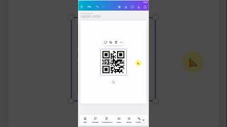 How to make QR code in Canva Mobile #Canva #CanvaPro #tutorial