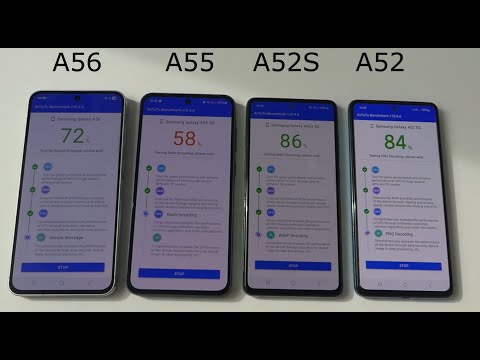 Samsung A56 vs A55 vs A52s vs A52 - Antutu Benchmark Battle! New vs Old Generations!!