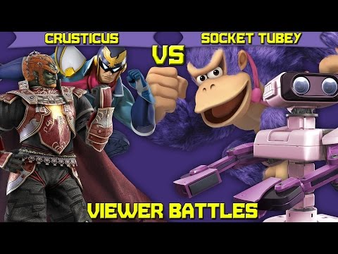 Crusticus (Ganon, Falcon) vs Socket Tubey (R.O.B, DK) | Viewer Battles