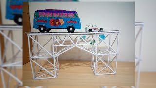 How to make a paper bridge 🌉✨