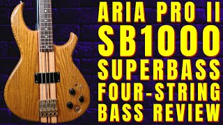 Video thumbnail for The Most Iconic Bass Of The 80s? | Aria Pro II SB1000 Superbass Review by Brooksy's Bass Corner