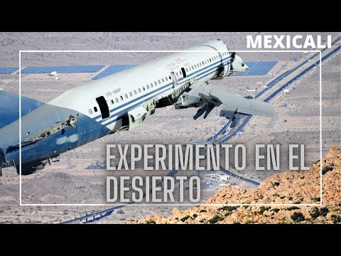 El Avión que estrelló Discovery Channel en la Laguna Salada