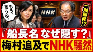 【NHK激震】「なぜ報じないのか」参政党・梅村みずほ議員が国会で突きつけた核心質問