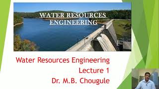 LECTURE1 Water Resources Engineering syllabus