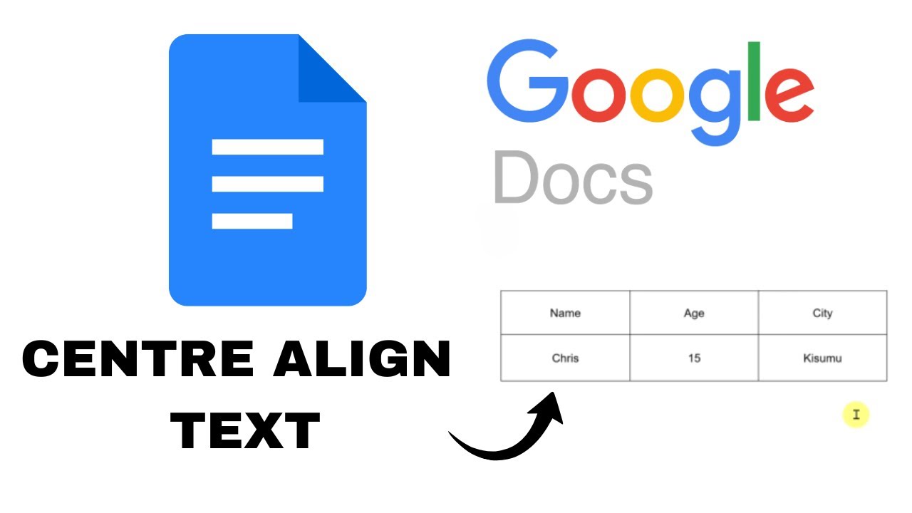 How To Center Align Text In Google Docs Table