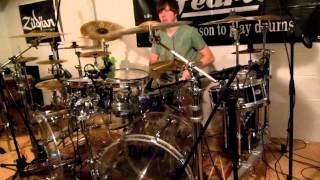 drum cover by chris jamison on the voice singing uptown funk