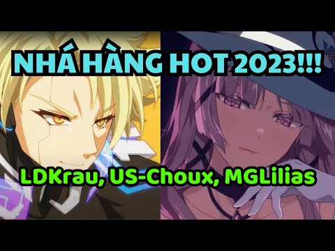 Skin LDKrau, Urban Shadow Choux, Midnight Gala Lilias - Nhá hàng Epic Seven!! #epicseven #review