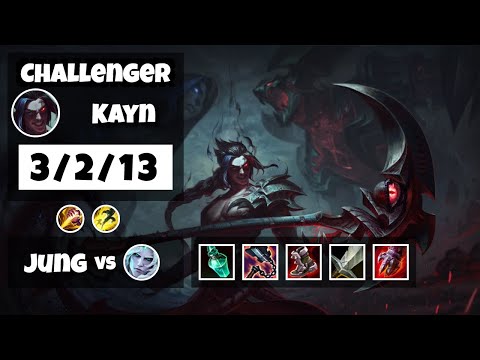 Kayn s11 Jungle Challenger Replay (3/2/13) - KOREAN