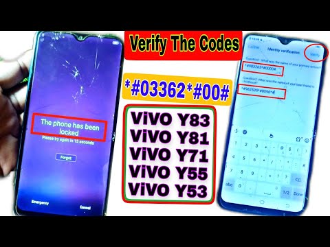 Vivo Y83, Y81, Y71, Y55, Y53 Hard Reset | All Type Password Lock, Pattern Lock Remove Without Pc Ok