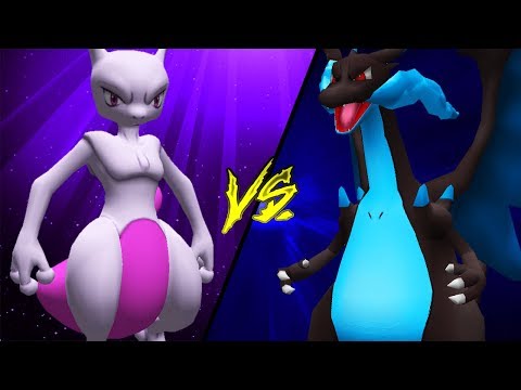 Minecraft: Ponte Pokemon - MEWTWO VS MEGA CHARIZARD X