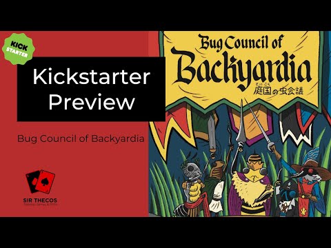 Kickstarter Preview | Bug Council of Backyardia