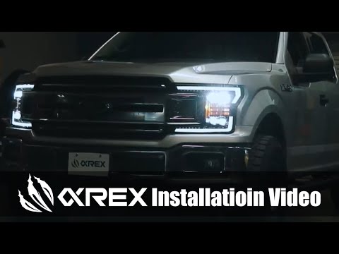 AlphaRex Step-by-step Installation Video for 2018-2020 Ford F150 Projector Headlights