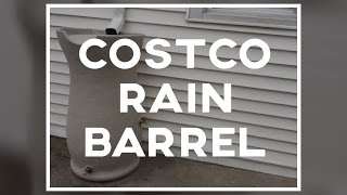 Costco Rain Barrel Review and Installation