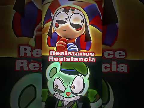 Pomni And Caine VS Splendid And Fliqpy #htf #theamazingdigitalcircus #happytreefriends #edit #debate