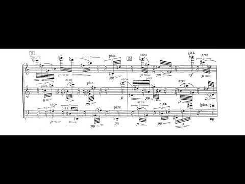 Anton Webern - Satz for String Trio (1925) [Score-Video]