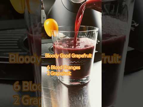 This Grapefruit Juice is BLOODY GOOD!! #grapefruit #juicerecipe #bloodorange #freshorangejuice