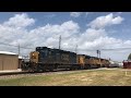 CSX 4001 SD40 3 Leads The Rerouted MNOEWB 27 Thru Humble TX 9 1 20