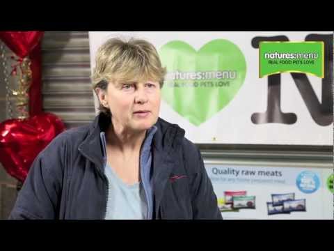 Natures Menu Raw Foods help solve digestive issues for rescue dogs.