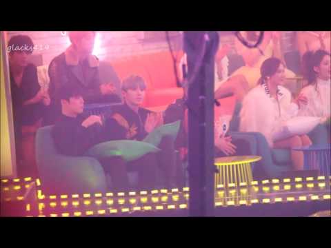 161231 MBC Gayo - B.A.P during 내 남자친구에게 (orig Fin.K.L; perf by Hani, Seolhyun, Tzuyu)