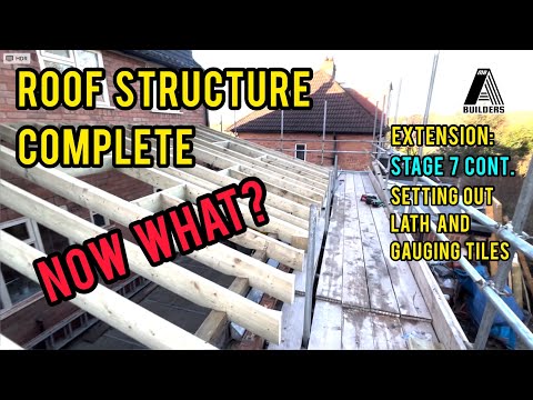 Single Storey Extension Stage 7 Cont. What comes next?