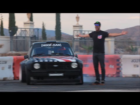 [HOONIGAN] Ryan Tuerck gets first go in Ken Blocks Gymkhana Escort!