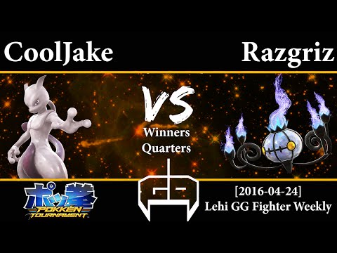 [2016-04-24] - Pokkén Tournament - CoolJake (Mewtwo) vs Razgriz (Chandelure) WQ