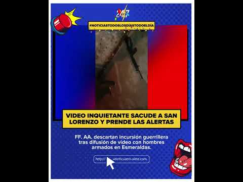 📹 Video inquietante sacude a San Lorenzo y prende las alertas