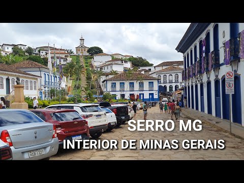 SERRO MG | PASSEIO PELA A CIDADE DE SERRO MG , INTERIOR DE MINAS GERAIS (MUITOS CASARÃO ANTIGO)