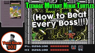 Teenage Mutant Ninja Turtles Bosses | How to Beat All Bosses | Video Games 101