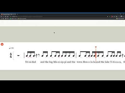 Y2 - Geographical Fugue Speak-along Track