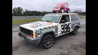 4.Ho #336 Jeep Cherokee | 24 Hours of Lemons NJMP 2021 | Saturday Race Stint 6 Matt Part 1