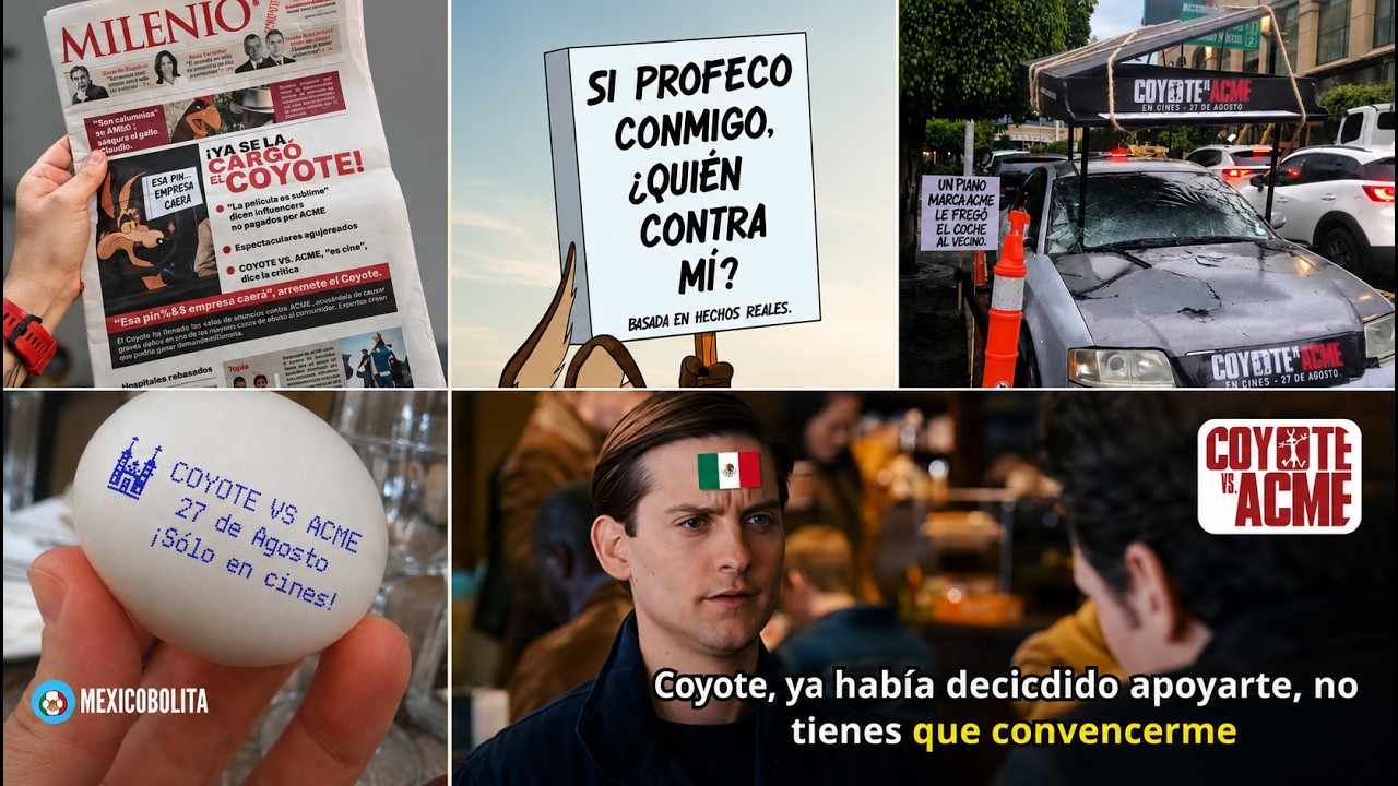 COYOTE vs ACME pide AYUDA a LOS MEXICANOS... SOLO MÉXICO puede SALVARLA?