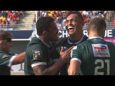 TOP 14 - Essai de Jale VATUBUA (SP) - USA Perpignan - Section Paloise - J05 - Saison 2021/2022