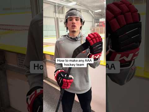 How to make any AAA hockey team! #shorts #hockey