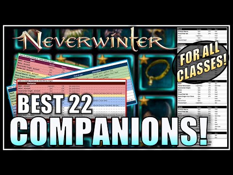 Best 22 Companions to Max Out All Classes in Neverwinter! Spent 16 Million for Tokens - Neverwinter