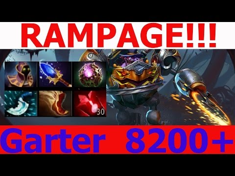 Rampage Timbersaw Garter 8200+ mmr reactive armor KDA 30-7-17