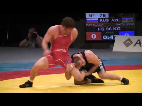 EM2011 FINAL RINGEN 96KG FS BAYTSAEV (RUS) - GAZYUMOV (AZE)