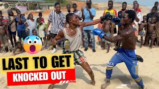 LAST TO GET KNOCKED OUT! Ep 2 Who does this guy think he is?! 😅🦾😯