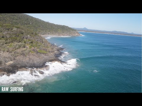 Waves for everyone at Tea Tree Bay Noosa RAW SURFING (NO Sound)
