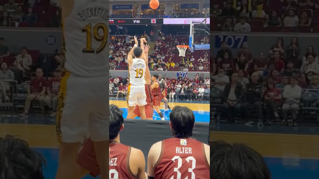 Highlights: Koji Buenaflor of UST swishing the 3