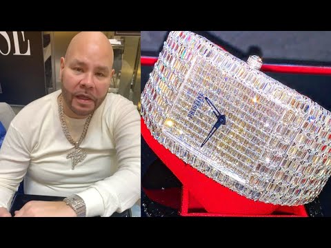 Fat Joe shows off his $4 million watch called " Avalanche " by Pristine Jewelers