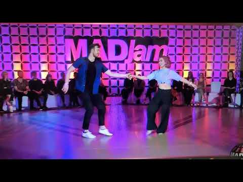 Intermediate J&J Finals. 1st Place. MADjam 2023. Kerrigan Rudd & Felicia Hoeppner.