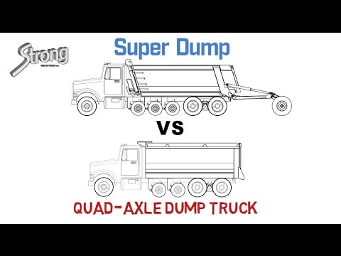 Super Dump vs Quad-Axle Dump Truck
