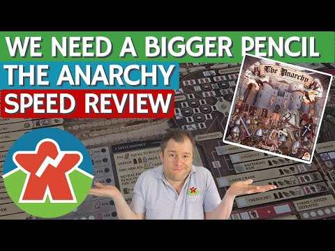 The Anarchy - Board Game Review - We Need A Bigger Pencil