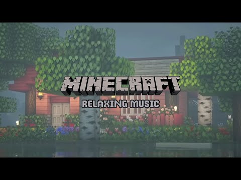 Minecraft Enchanted Garden Ambience w/ rain sounds and Relaxing Piano Music