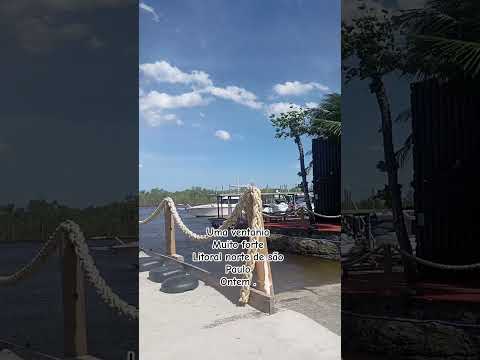 ventania muito forte em Bertioga litoral norte #viralshort #praia #foryou